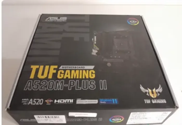 Placa-Mãe ASUS TUF GAMING A520M-PLUS II, AMD AM4, mATX, DDR4, Preto - 90MB17G0-M0EAY0