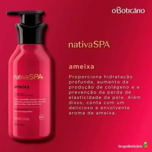 Loção hidratante Nativa Spa " Ameixa " 400ml