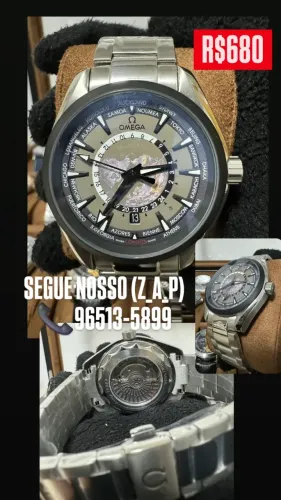 Relógio OMEGA AUTOMÁTICO WORLDTIMER ENTREGAMOS 