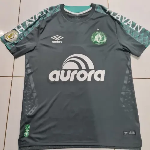 Camisa Chapecoense Umbro Goleiro Cinza de Jogo Tamanho G