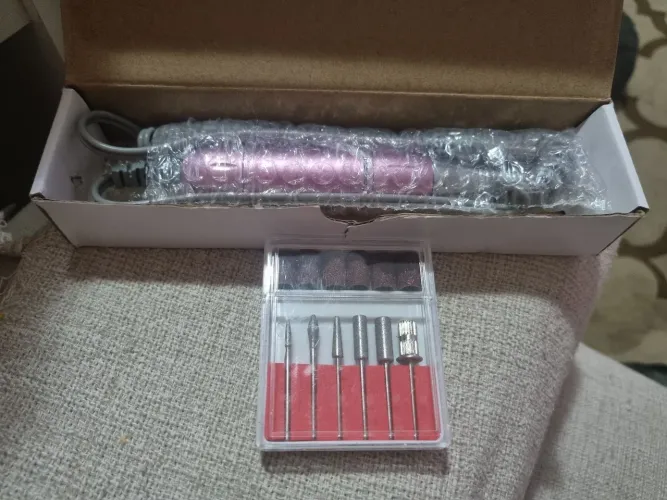 Caneta + ponteiras para unhas NOVO