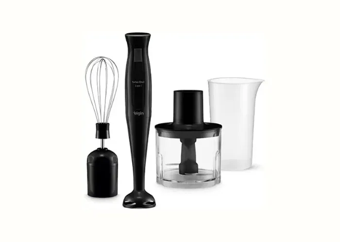 Mixer Vertical Turbo Chef Elgin Multiuso 3em1 200w Preto 127v  