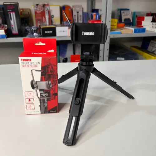 Tripé de mesa para celular com suporte 360 graus