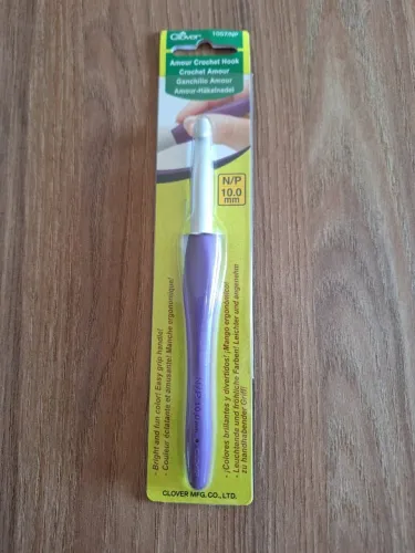 agulha de crochê clover soft 10