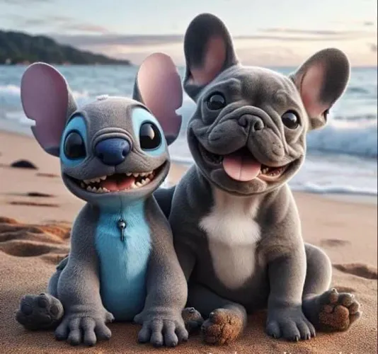 Filhotes de Bulldog Francês a semelhança é mera coincidência