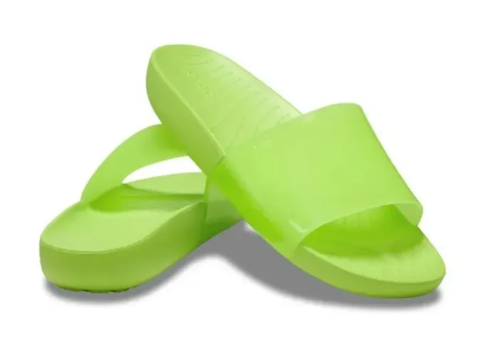 Crocs Splash Glossy Slide NOVO - 100% Original | Limeade No.35, 36, 37, 38