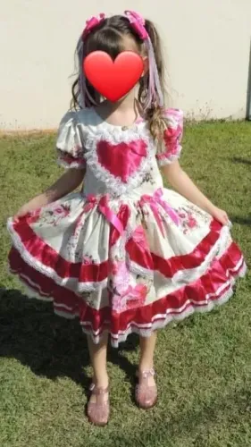 Vestido Infantil Festa Junina
