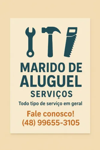 Marido de Aluguel Serviços 48- * 