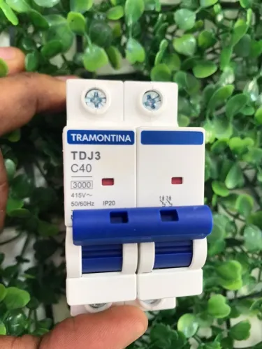 Disjuntor Din Bipolar 40A Curva C-Tramontina