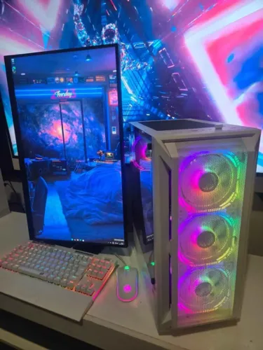 Pc Gamer Setup completo Ryzen 5 - RX6650XT - 16GB de RAM - SSD 1TB - Monitor 2k 165hz Kit 