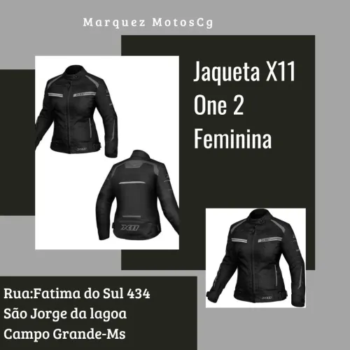 Jaqueta X11 One 2 Feminina - Proteção e Estilo para Motociclistas