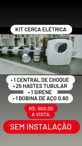 Kit cerca elétrica 