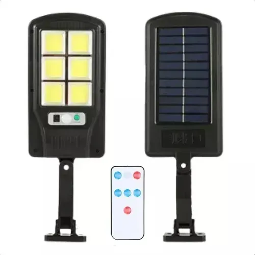 Luminária Solar Led Controle Sensor