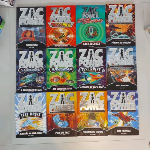 Coleção Zac Power - Livros de Aventura - 12 livros sem repetição