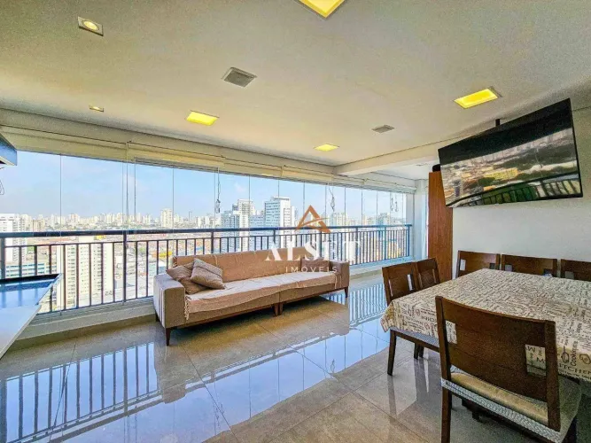 Apartamento no Belém com 3 dormitórios e varanda gourmet