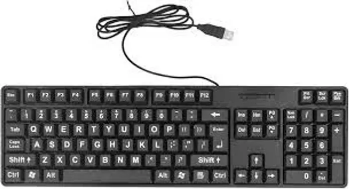 Teclado Padrão Usb Preto