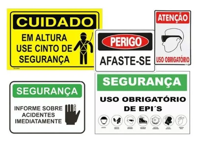 Placas de PVC Sinalização
