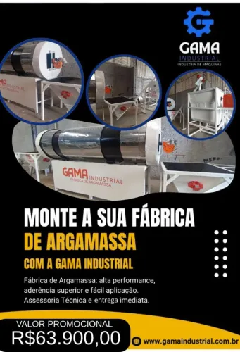 Fábrica de Argamassa Completa - GAMA INDUSTRIAL