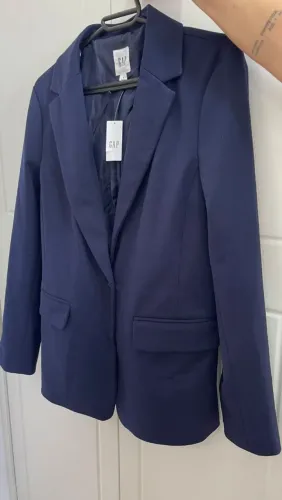 Blazer Azul Marca GAP Tamanho P