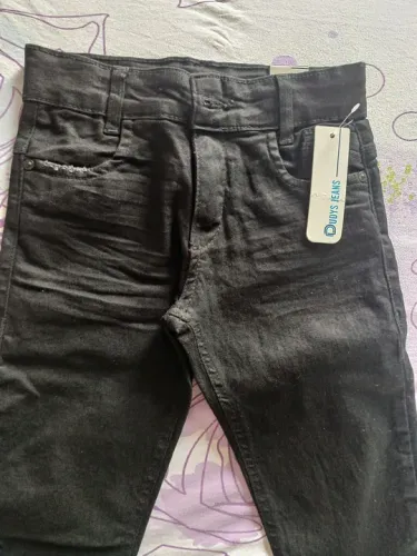 Calça jeans infantil preta