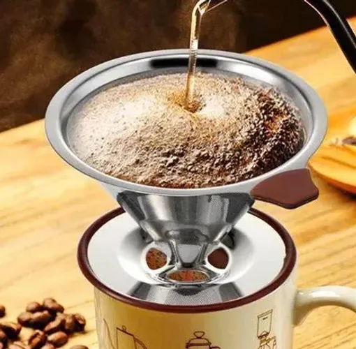 Coador de Café em Aço Inox (Entrega)