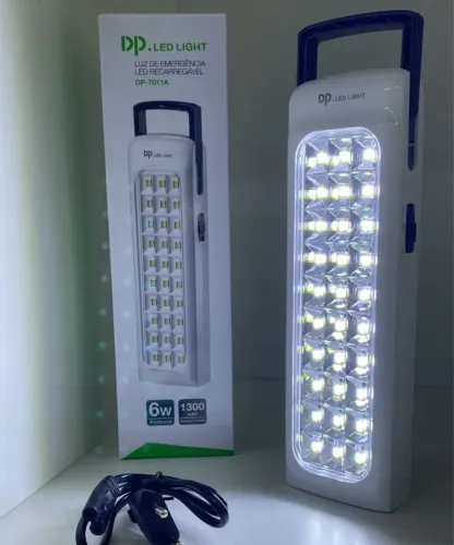 Lanterna LED de Emergência Recarregável DP-7011A