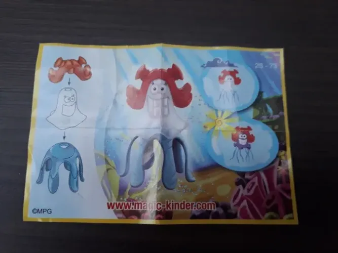 Lote 4 Águas Vivas - Kinder Ovo - Nº 20 - brinquedo/coleção