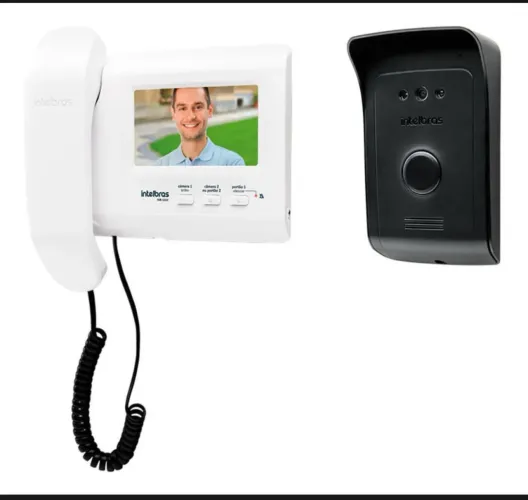 Video Porteiro Ivr 1010 Branco E Preto Intelbras 110 VI 220V