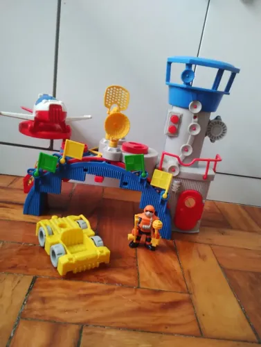 Aeroporto Torre de Controle Completo Imaginext Fisher Price Colecionável