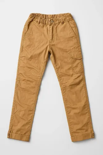 Calça Cargo Infantil feminina Bege Lilica Ripilica