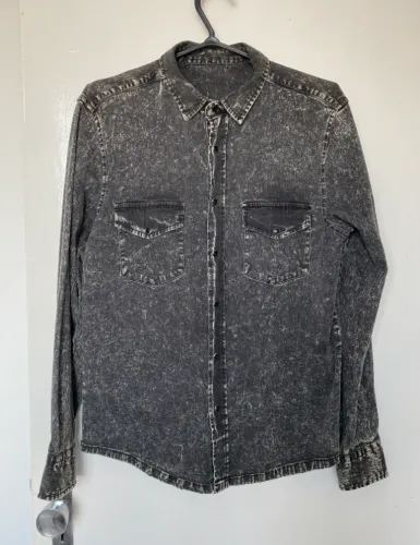 Camisa Jeans Estonada
