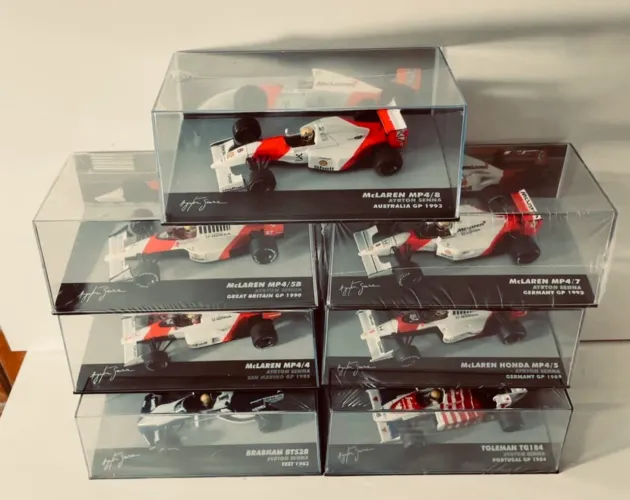 Miniaturas Metal F1 Fórmula 1 Ayrton Senna 1/43
