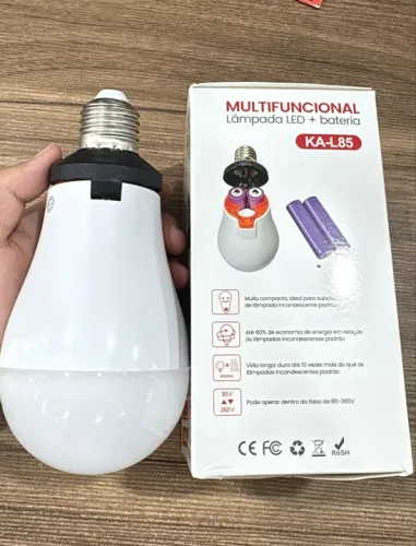 Lâmpada LED Multifuncional com Bateria - KA-L85