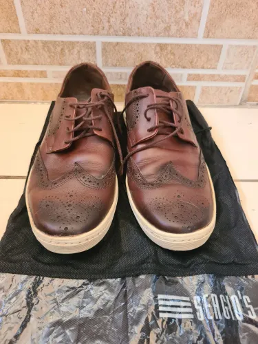 Sapato Social Marrom Brogue Sergio's 