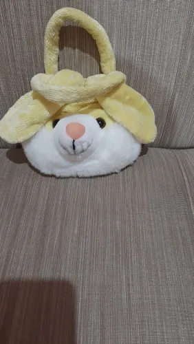 Bolsa de Pelúcia de Coelho - Perfeita para Crianças!