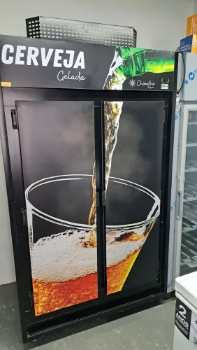 Ac cervejeira capacidade de armazenamento 22cx 600ml