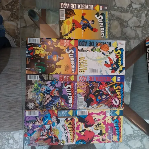 Quadrinhos Superboy 1 ao 7 anos 90 formatinho editora Abril