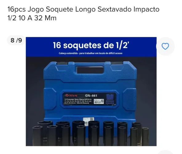 Soquete sextavado GENAI 661