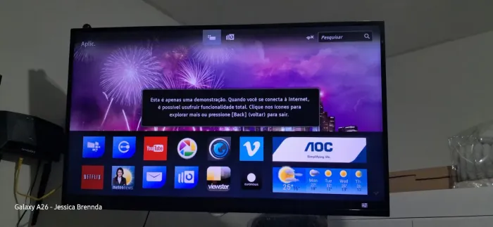 Tv AOC 43 POLEGADAS E XBOX 360