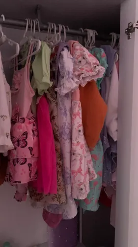Roupas de bebê menina para doação