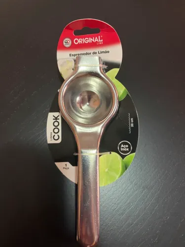 Espremedor de limão em aço inox novo