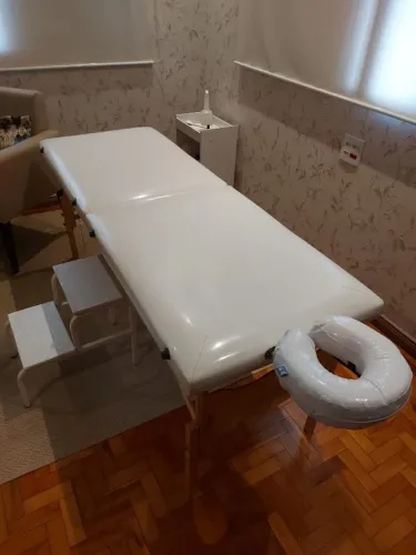Maca de massagem + apoio para cabeça/rosto