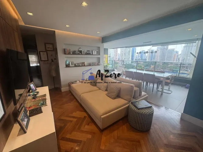 Apartamento com 3 dormitórios à venda, 131 m² por R$ 3.000.000,00 - Brooklin - São Paulo/S