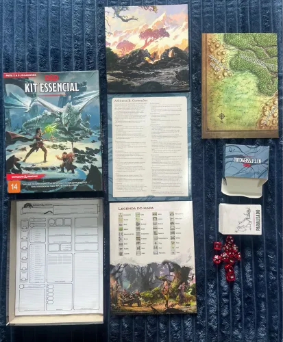 Kit Essencial (Pt?Br) (NOVÍSSIMO) Dungeons and Dragons 5e