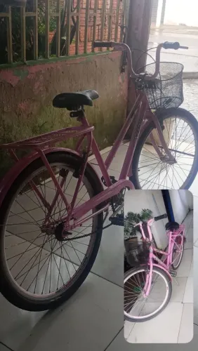 Bicicleta com cestinha