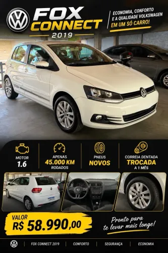 Volkswagen Fox Connect 1.6 Flex 8V 5P 2019