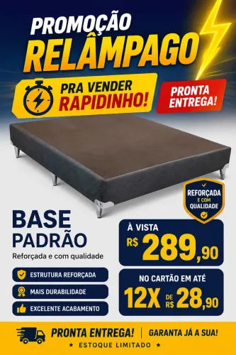Base cama casal Nova