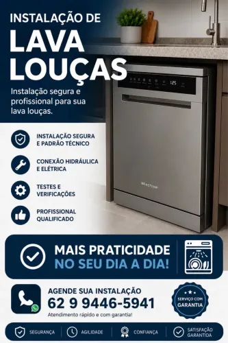 Montagem técnica de lava Loucas 