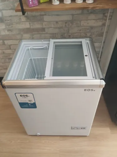 Freezer Expositor Horizontal Eos 120 Litros Eeh120xx 220V