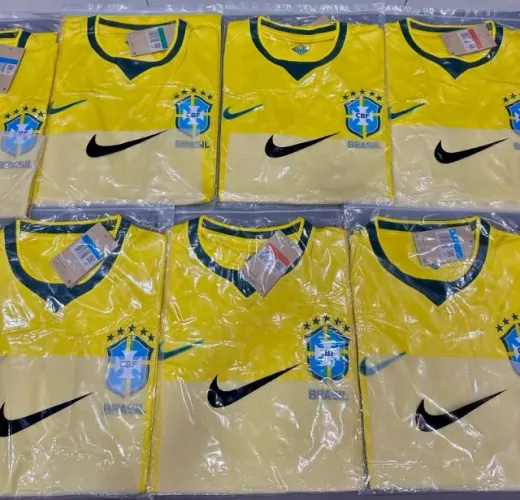 Camisa Brasil amarela Tamanho (GG) 2026 Qualidade Premium